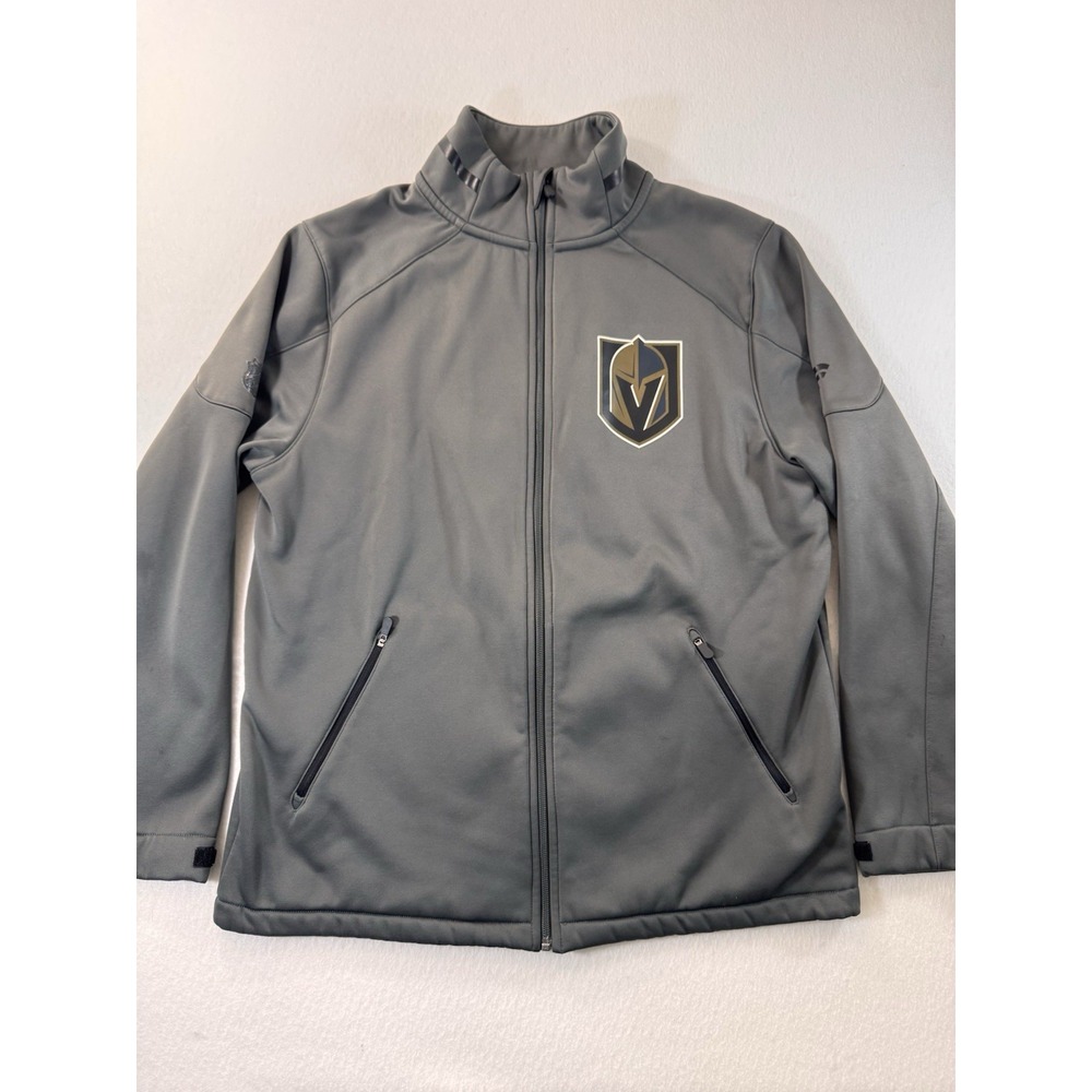 Fanatics Authentic Pro Softshell Jacket Vegas Golden Knights Large Gray NHL